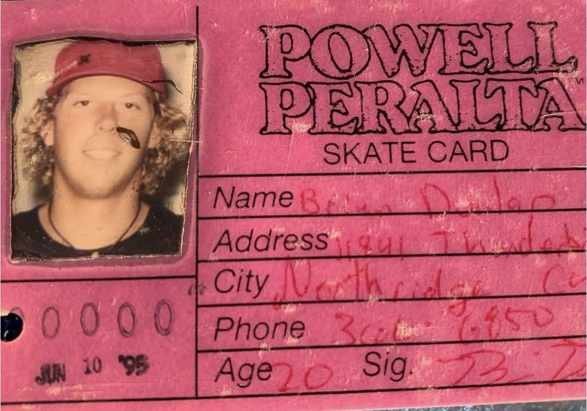 Brian's Powell Peralta skate card