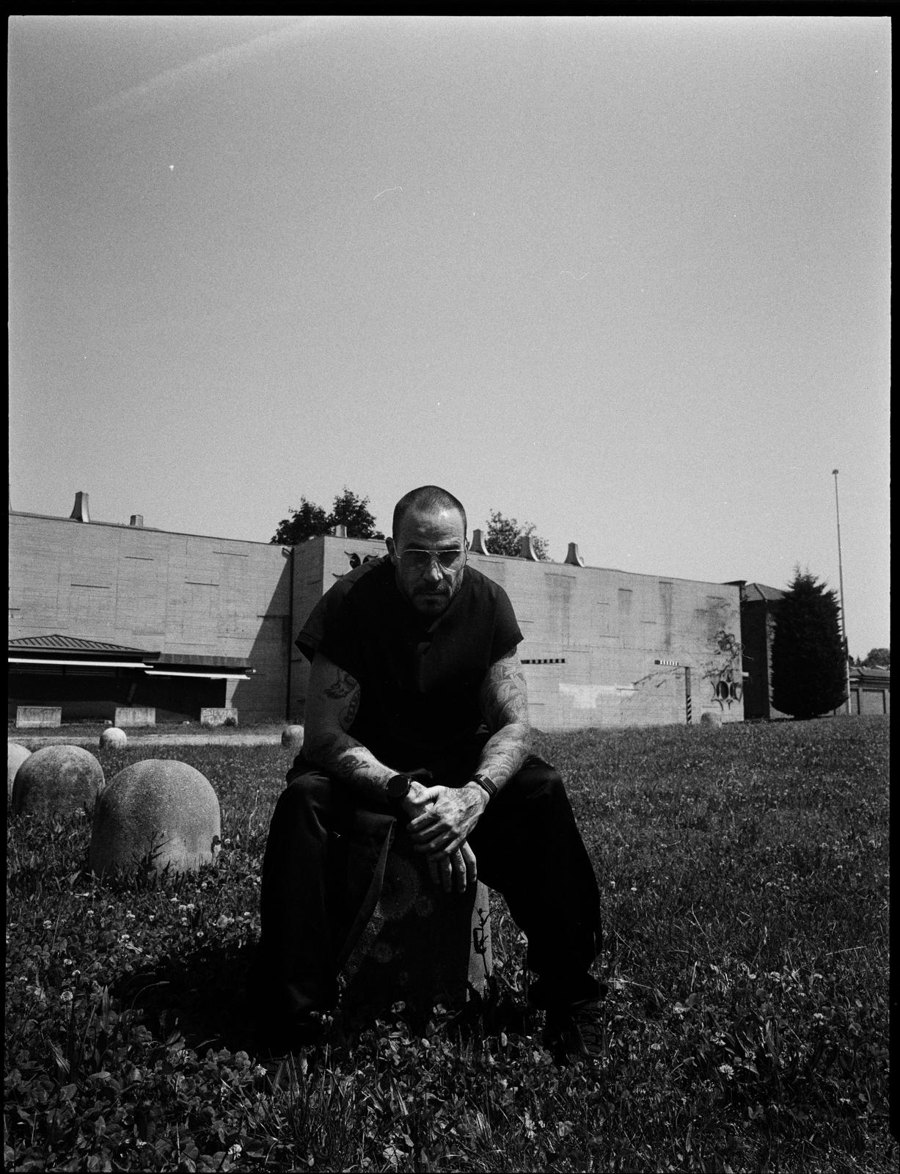 Ben Taverniti seated outdoors