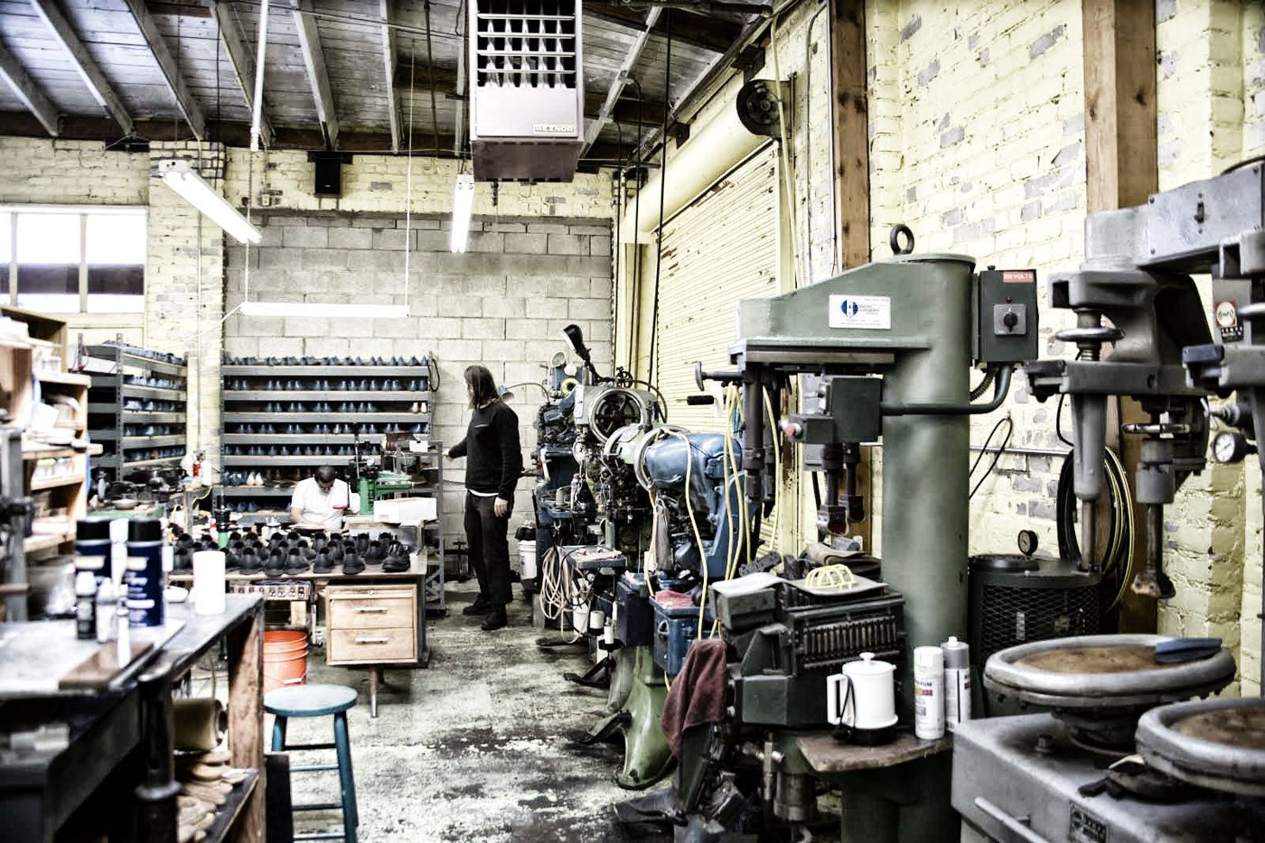 The Broken Homme factory floor