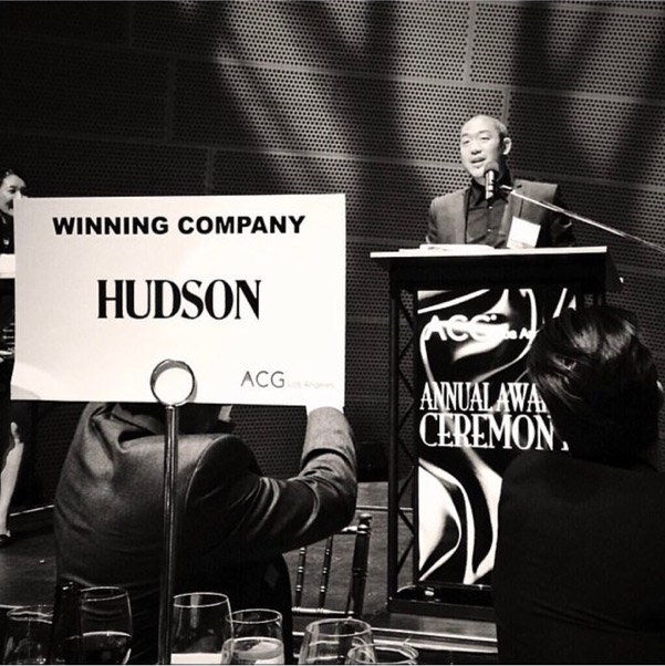 Hudson named winning company at an awards ceremony