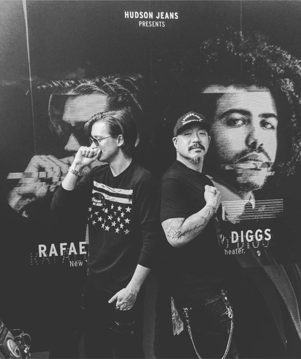 Hudson Jeans event with Rafael Casal and Daveed Diggs
