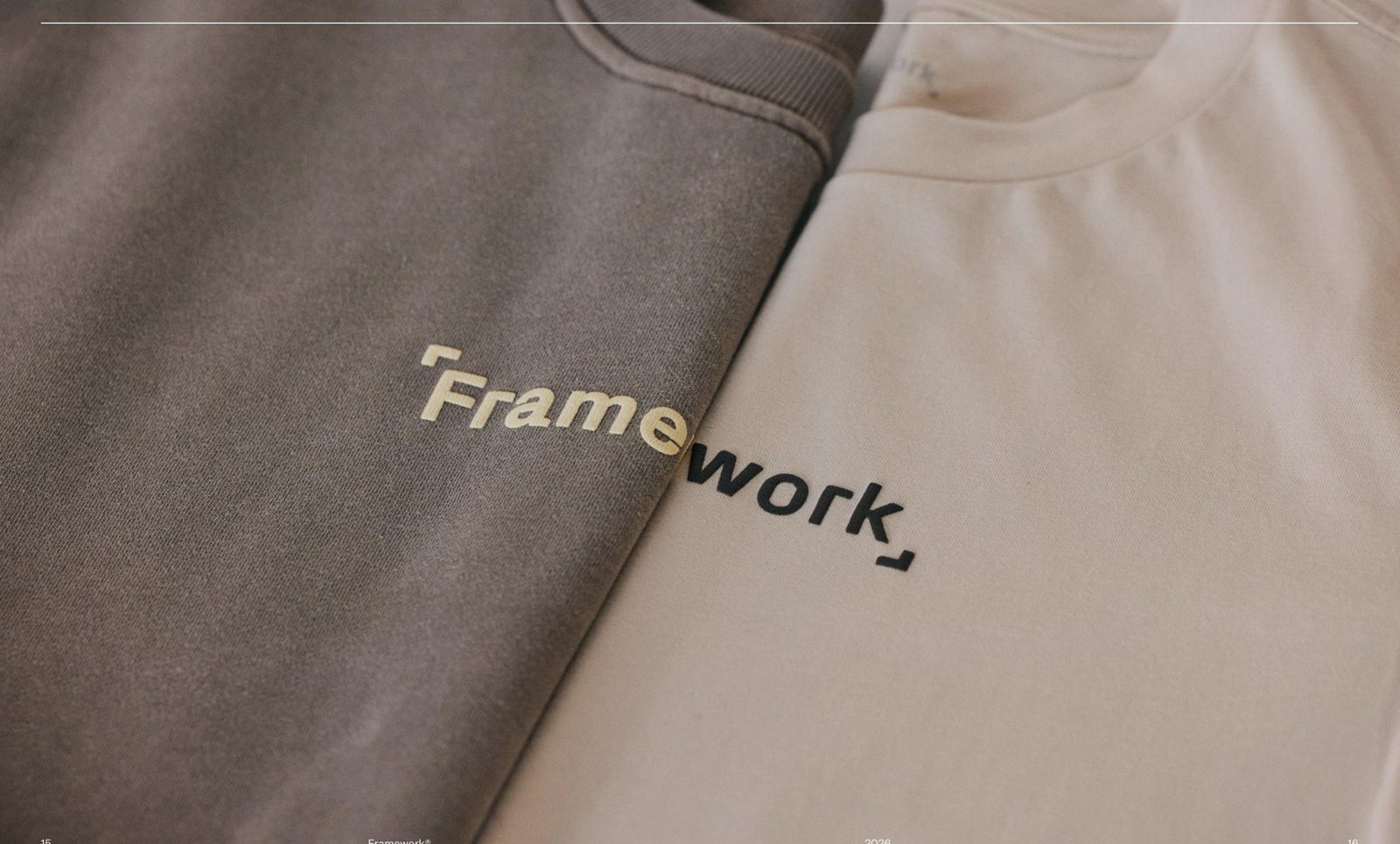 Framework logo on tees