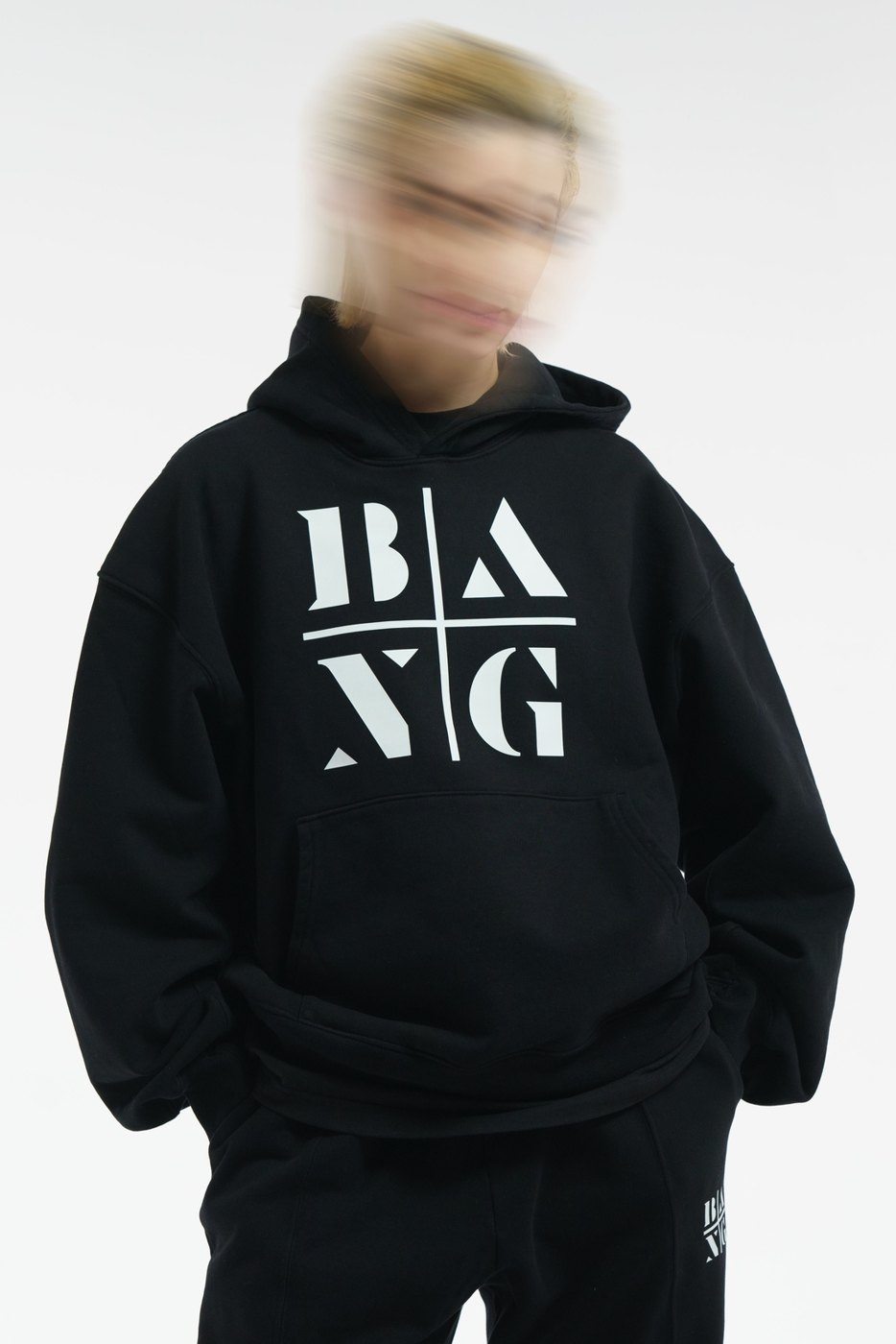 Bang hoodie and sweatpants made by Framework