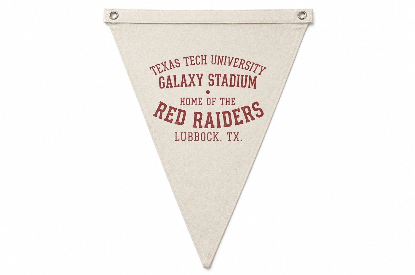Galaxy Stadium Red Raiders pennant