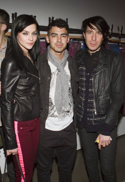 Leigh Lezark and Joe Jonas at a Hudson event in New York, 2012