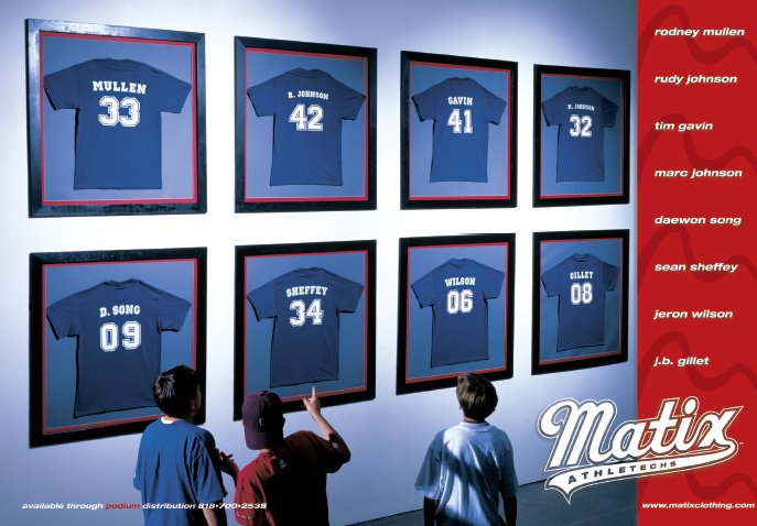 Matix jersey wall