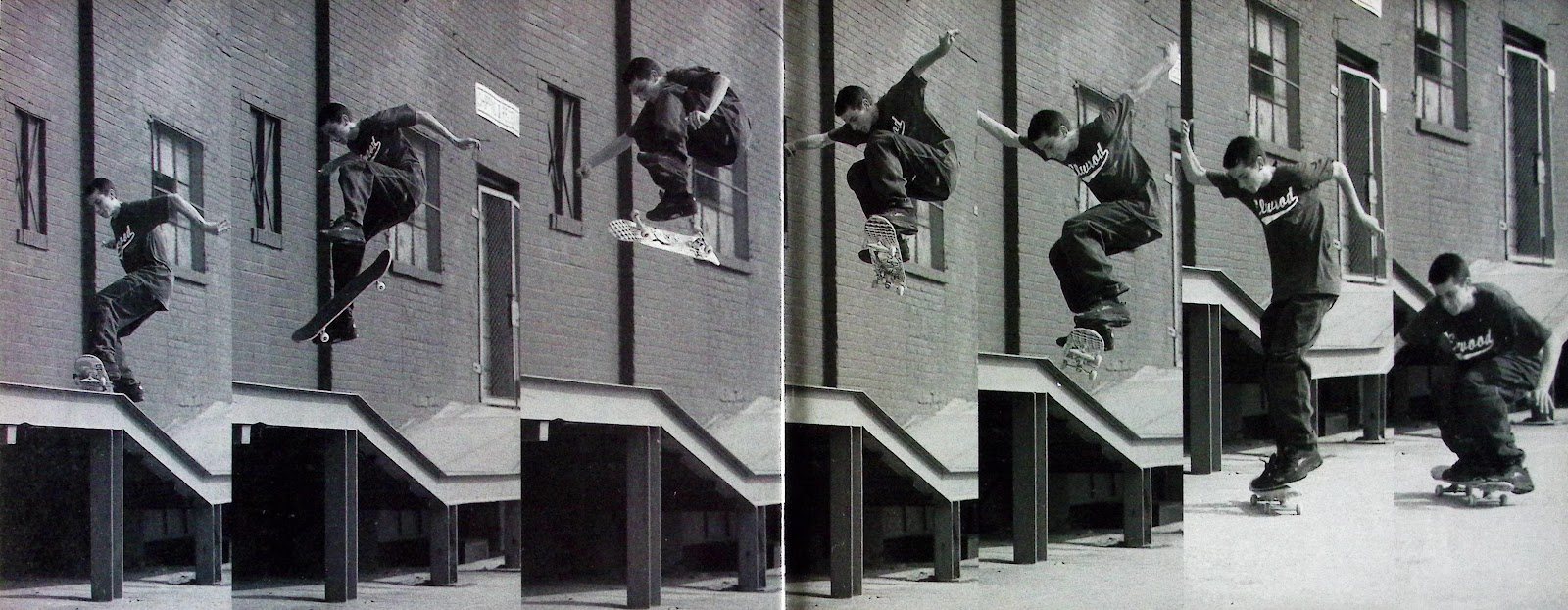 Anthony Pappalardo skate sequence from a 2000 Lakai ad