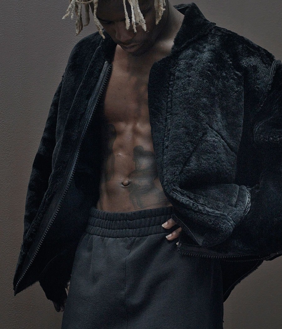 Yeezy Season 1 shearling bomber