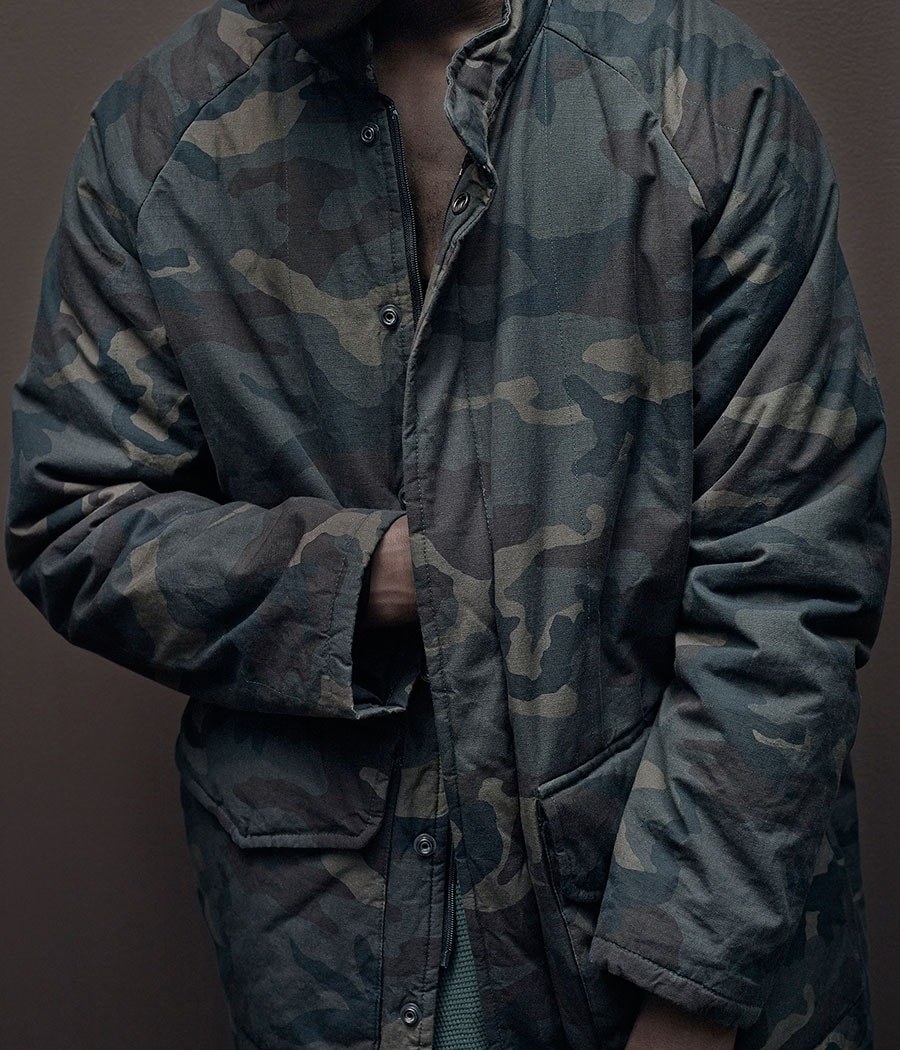 Yeezy Season 1 camo parka